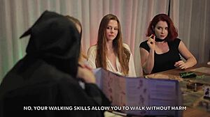 Little 18+ Redhead Rides Cowgirl in D&D Porn Adventure