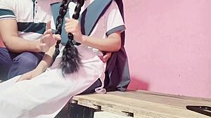 indian girl gets pounded by tuition teacher in wild roleplay