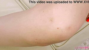 Radiant brunette shows flawless body in photoshoot