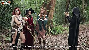 Little 18+ Redhead Rides Cowgirl in D&D Porn Adventure