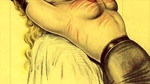 vintage erotic comic drawings from antique collection