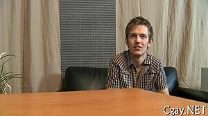 गे स्टड्स के साथ हार्डकोर रिमिंग एक्शन