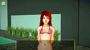 my new family 350 with teen redhead and small tits