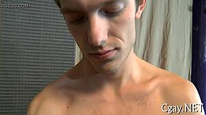 गे स्टड्स के साथ हार्डकोर रिमिंग एक्शन