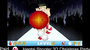 want to join the hentai shooter 3d christmas party with big tits?