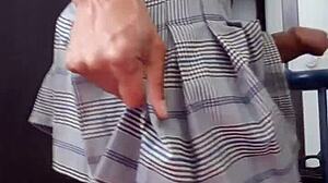 Shemale Expresses Love for Skirts During Intense Shemale Sex Encounter with Partner