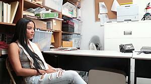 Hot BFFs Bonnie Grey and Maya Bijou caught shoplifting and punished