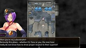 Karryn's Prison Hentai Game Ep 12: Rough Threesome With Slime Monster And Thug