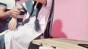 indian girl gets pounded by tuition teacher in wild roleplay