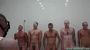 Is This Army Hazing Leading To Gay Fucking In The Showers?