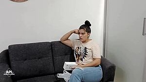 horny milf licks teen stepdaughter's pussy taboo