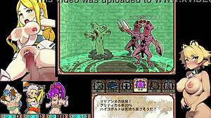 let's play this hentai game with four bitches exploring dungeons together