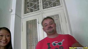 teen brunette lesbian licks pussy in yoga realitykings!