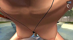 Lady Sonia's Backyard Sex With Neighbor Olivia