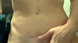 What does the old Brazilian housewife smell like at the gym, ready for cuckold action