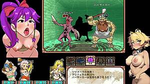 let's play this hentai game with four bitches exploring dungeons together