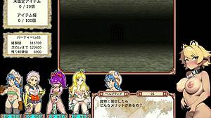 let's play this hentai game with four bitches exploring dungeons together