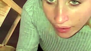 Blonde Slut Loves Deepthroat Dick!