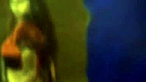 erotic chemistry builds in this indian brunette striptease