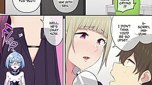 imaizumi's house hosts gathering of gals for anime dating game