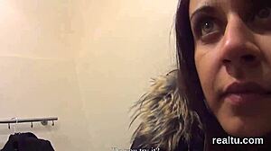 stellar czech nympho gets seduced in the supermarket and penetrated in pov 😍