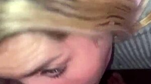 Blonde Slut Loves Deepthroat Dick!