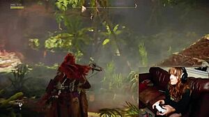 i'm a redhead gamer slut who forgot the cam was on while masturbating with huge socks