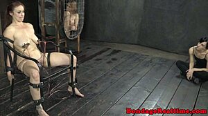 Master Binds Submissive In Rough Bondage Domination