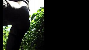 flexible ebony pussy fucked outdoor in gym secretary scene