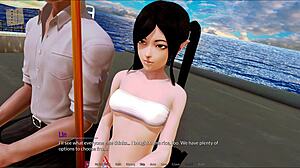 Playing harem hotel game episode 153.