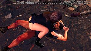 Police Girls First Arrest Involves Anal and Handjob Action