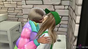 Plumber Charges Clients With Hot Lesbian Sex Animations