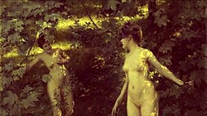 vintage erotic illustration from retro antique anime hentai cartoon