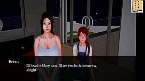 in my new family, the brunette gets doggystyle with monster cock.