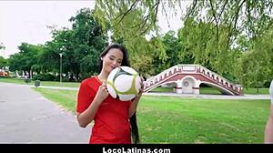 Hot Spanish Latina Andreina Deluxe Picked Up By World Cup Fans For Blowjob And Fucking With Monster Cock