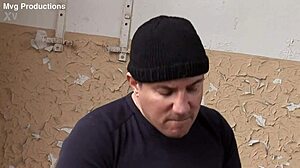 slutty brunette endures intense anal gape from two cocks