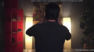 married couple enjoys wedding night with teen