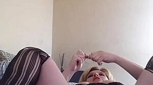 Vibrator Playing with Pussy in Intense Masturbation Session