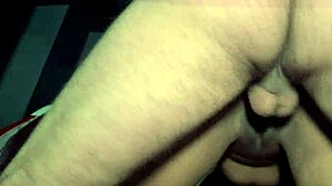 at the swing house, she loves anal cum while they watch and jerk