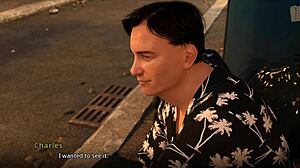 What's up with Charles in this erotic cartoon adventure?