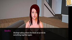 in my new family, the brunette gets doggystyle with monster cock.