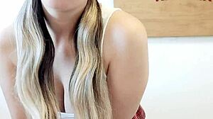 latina performs sensual striptease dance