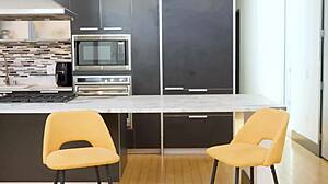 Secret Affair: Brunette Takes Big Black Cock Creampie Behind GF's Back