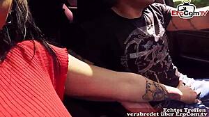 Amateur Brunette Slut Fucks Outdoors In POV Casting Session