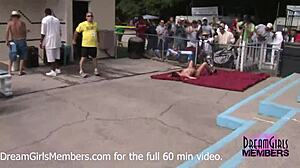 miss nude usa contestants dance shake spread pussies outdoor