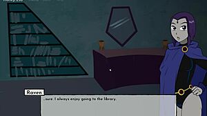 raven gives handjob in 18titans episode 13