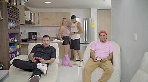 i cheat on my cuckold husband right under his nose with tatiana alvarez. he’s clueless while we get wild!