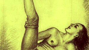vintage erotic cartoon illustration