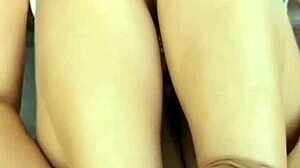 Young Girl Masturbates Wet Pussy in Pantyhose Morning