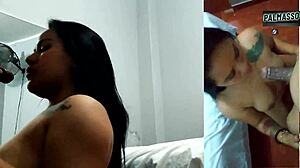 Mi hermanastra con boquita pequeña se come toda la polla, me la quiero follar de nuevo cada vez que estamos solos en casa